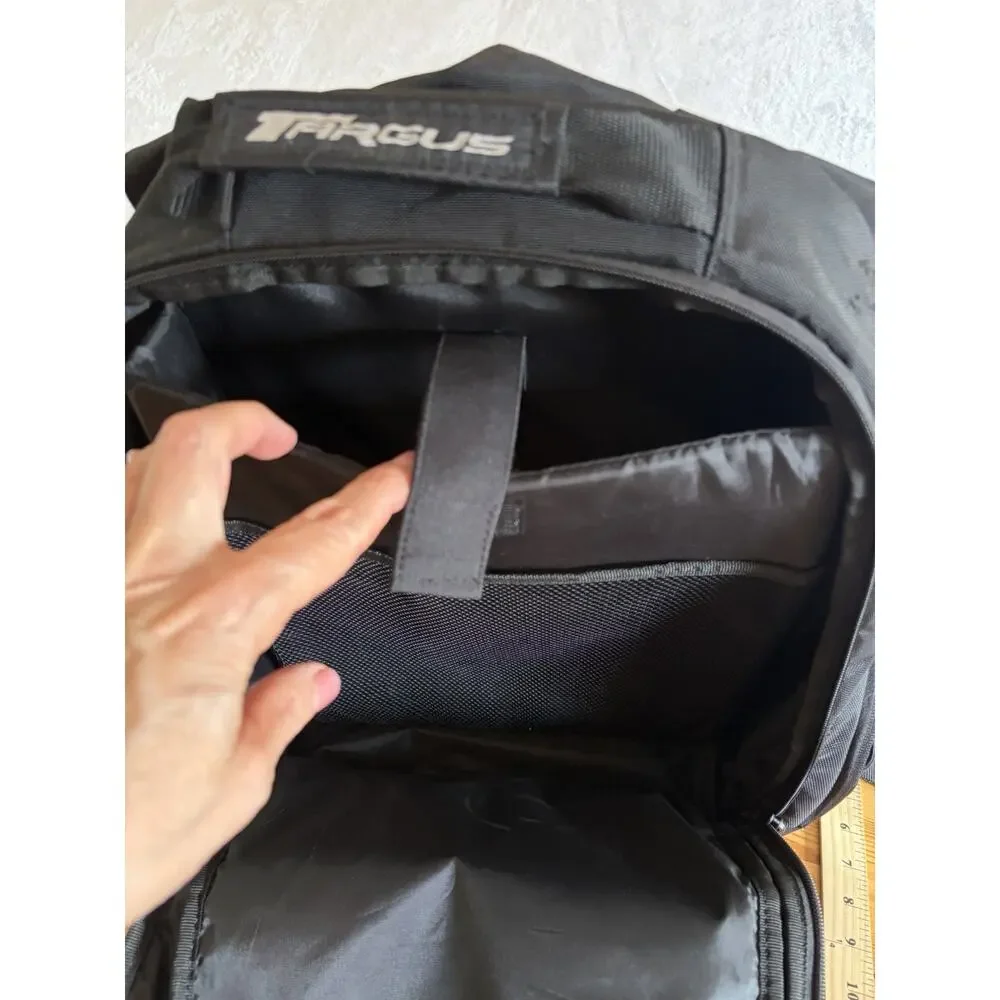 Targus Black Laptop Backpack with 3 Areas & Padded Laptop Section - EUC